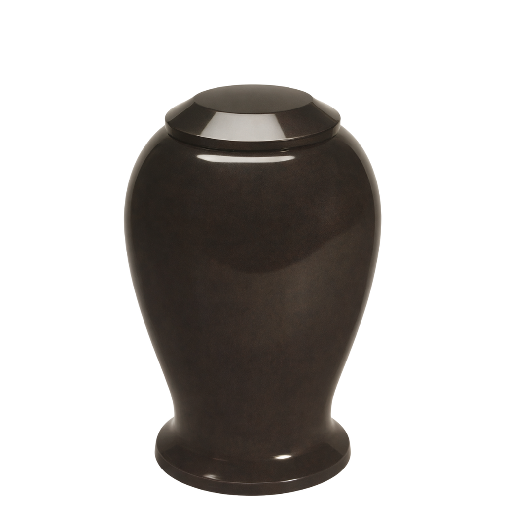 Midnight Vase Medium Marble Urn