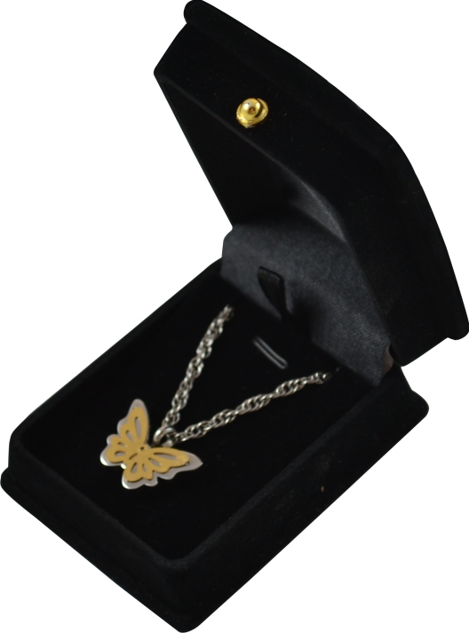 Two-Tone Butterfly Pendant