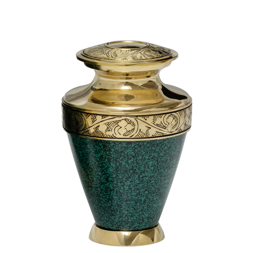 [510 GPV] Green Patina Medium Brass Urn